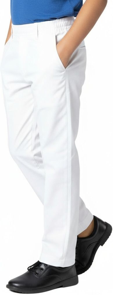 HOUSE OF WHITE & BLACK White Uniform Trouser-picture-12