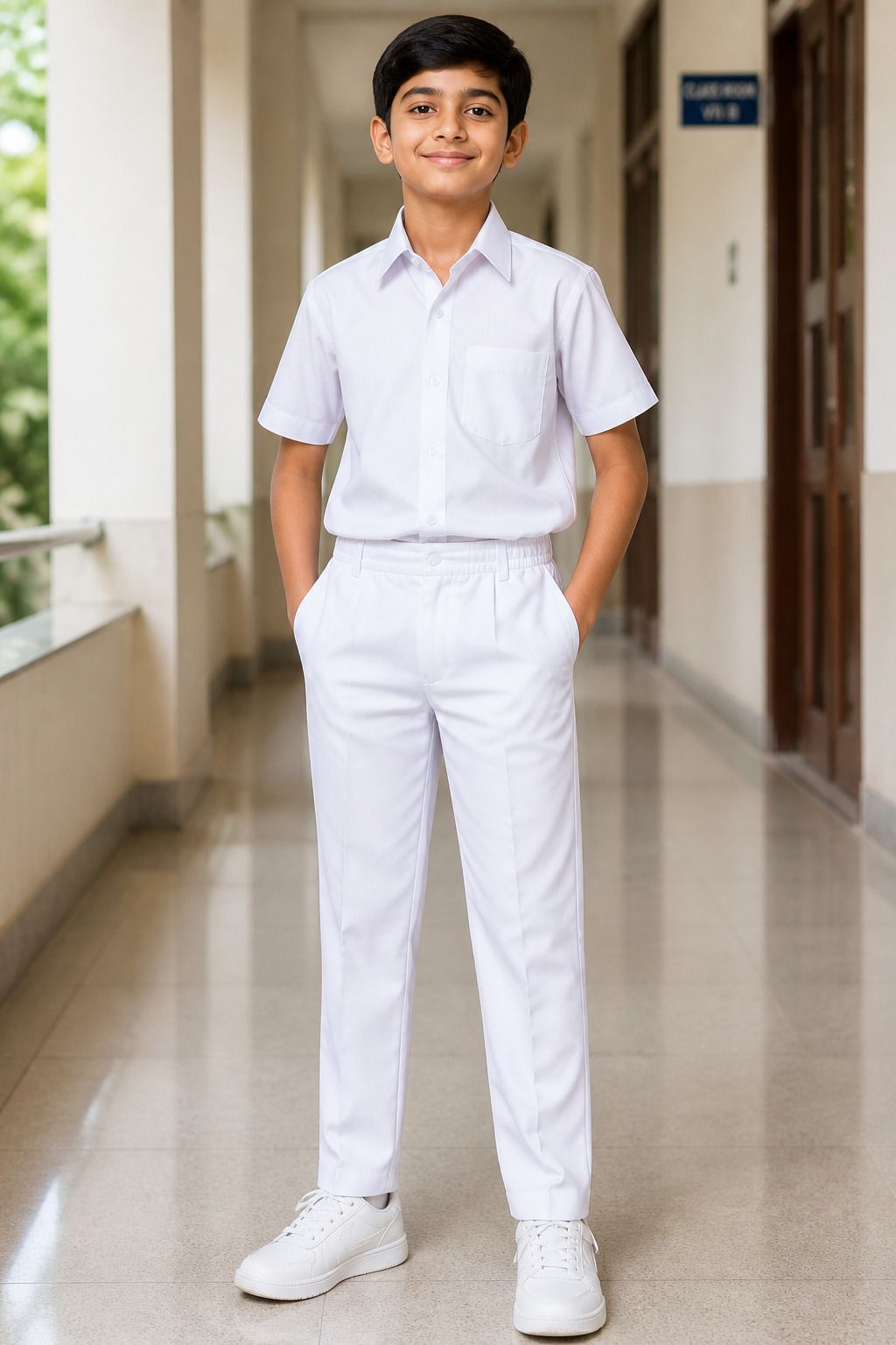 HORN DARK White Uniform Trouser-picture-35