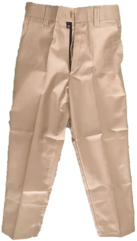 YYY MENSWEAR Brown Uniform Trouser-image-4