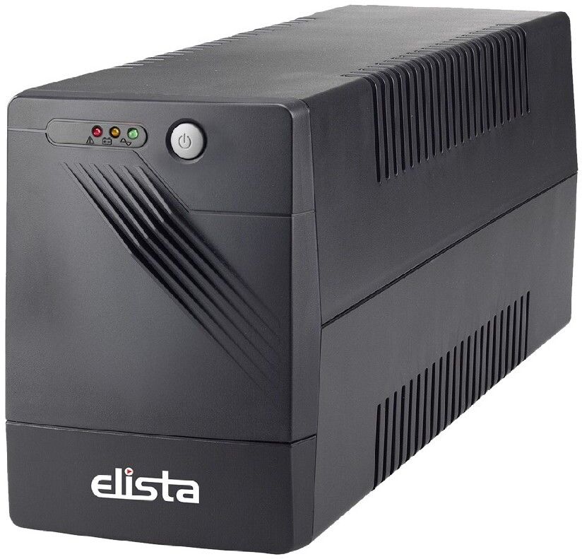 Elista Line Interactive UPS 1 KVA (1000 VA) ELS-SUPREME 1000 230 V Line-interactive Tower Model UPS with Overload Protection 3 Outlet Plugs