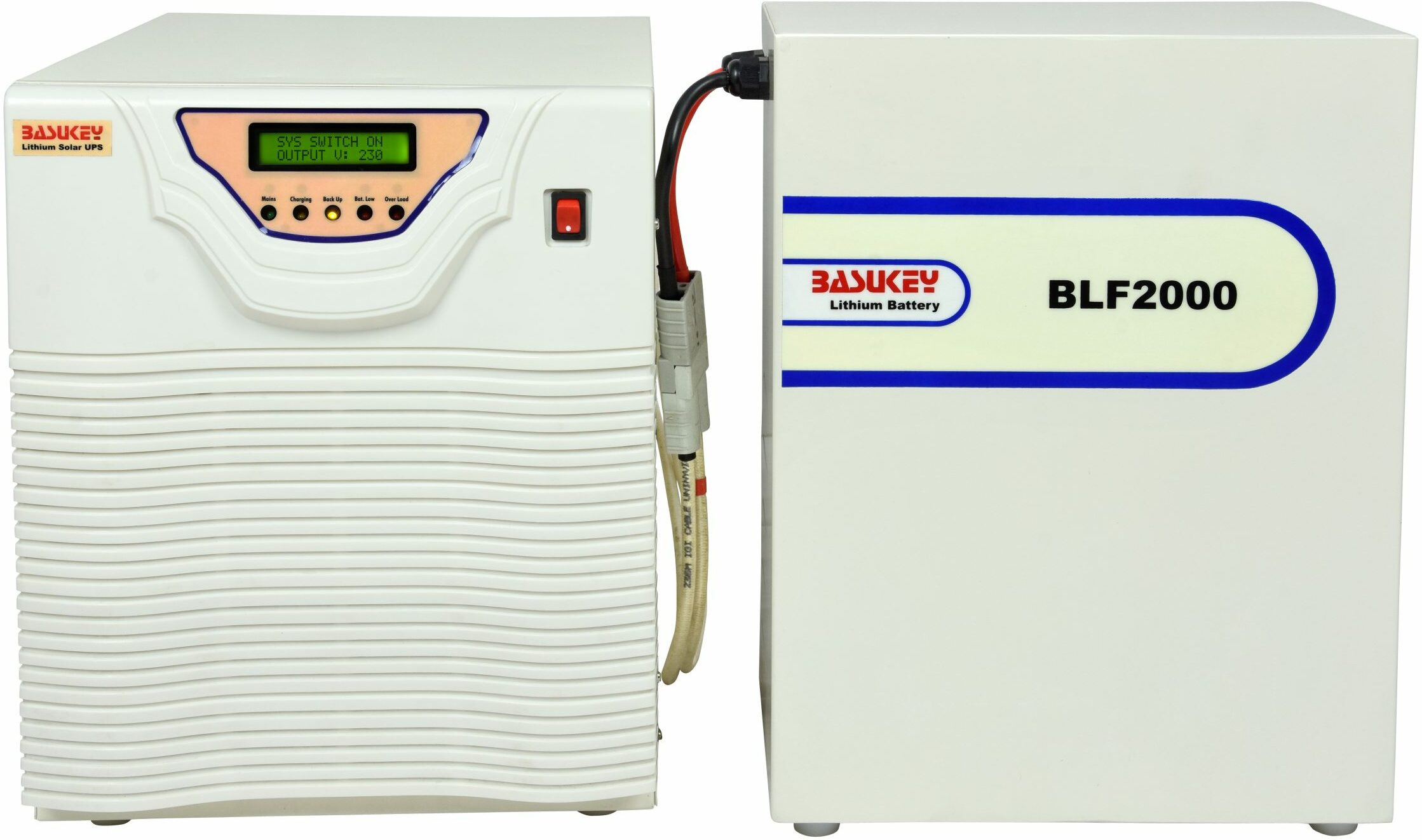 basukey BLF2000 ups 220 V Line-interactive Tower Model UPS with Overload Protection with Digital Display 2 Outlet Plugs image 1