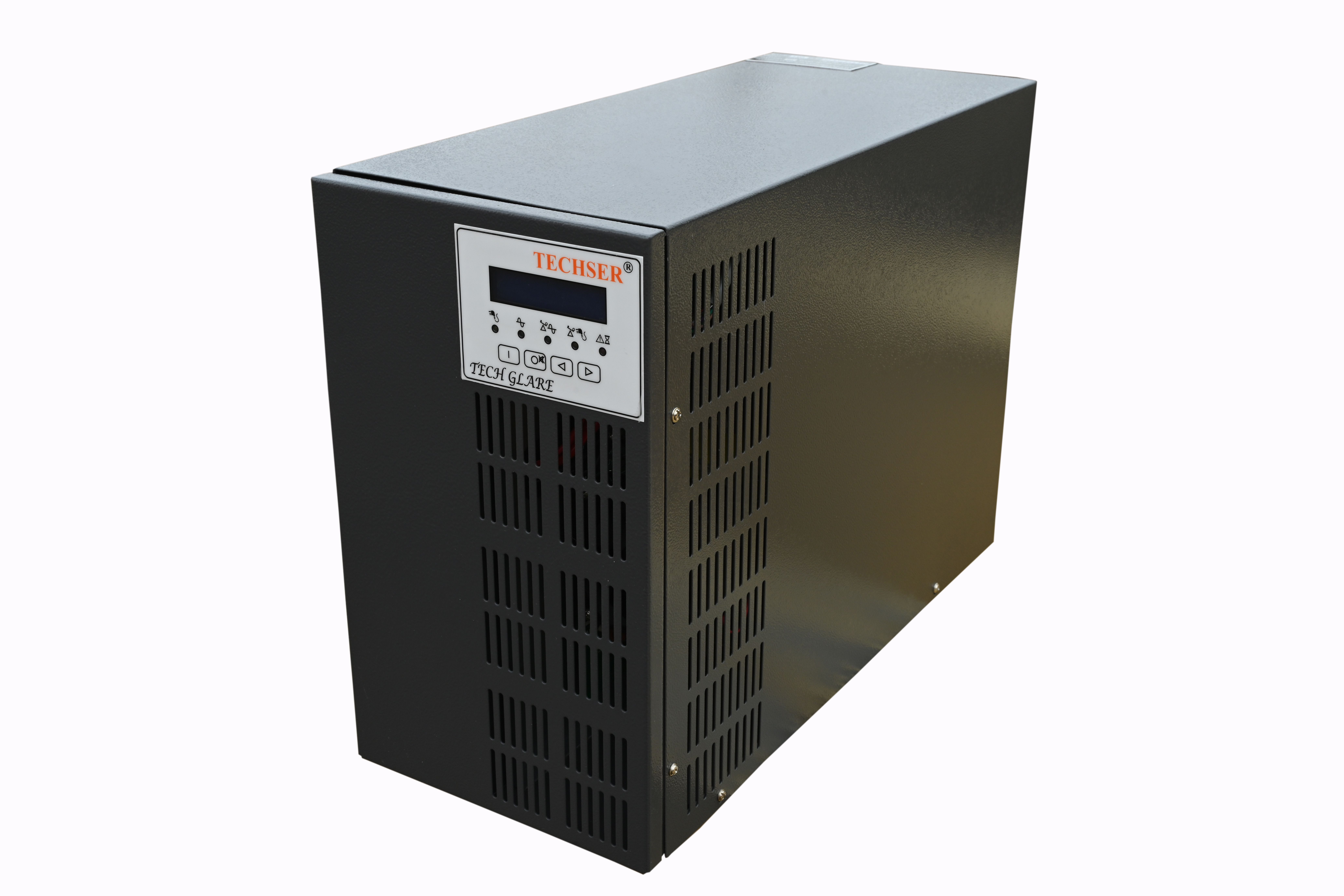 Techser TECHGLARE SERIES 2KVA 96V ONLINE UPS 230 V Online/double-conversion Tower Model UPS with Overload Protection with Digital Display 3 Outlet Plugs-image-10
