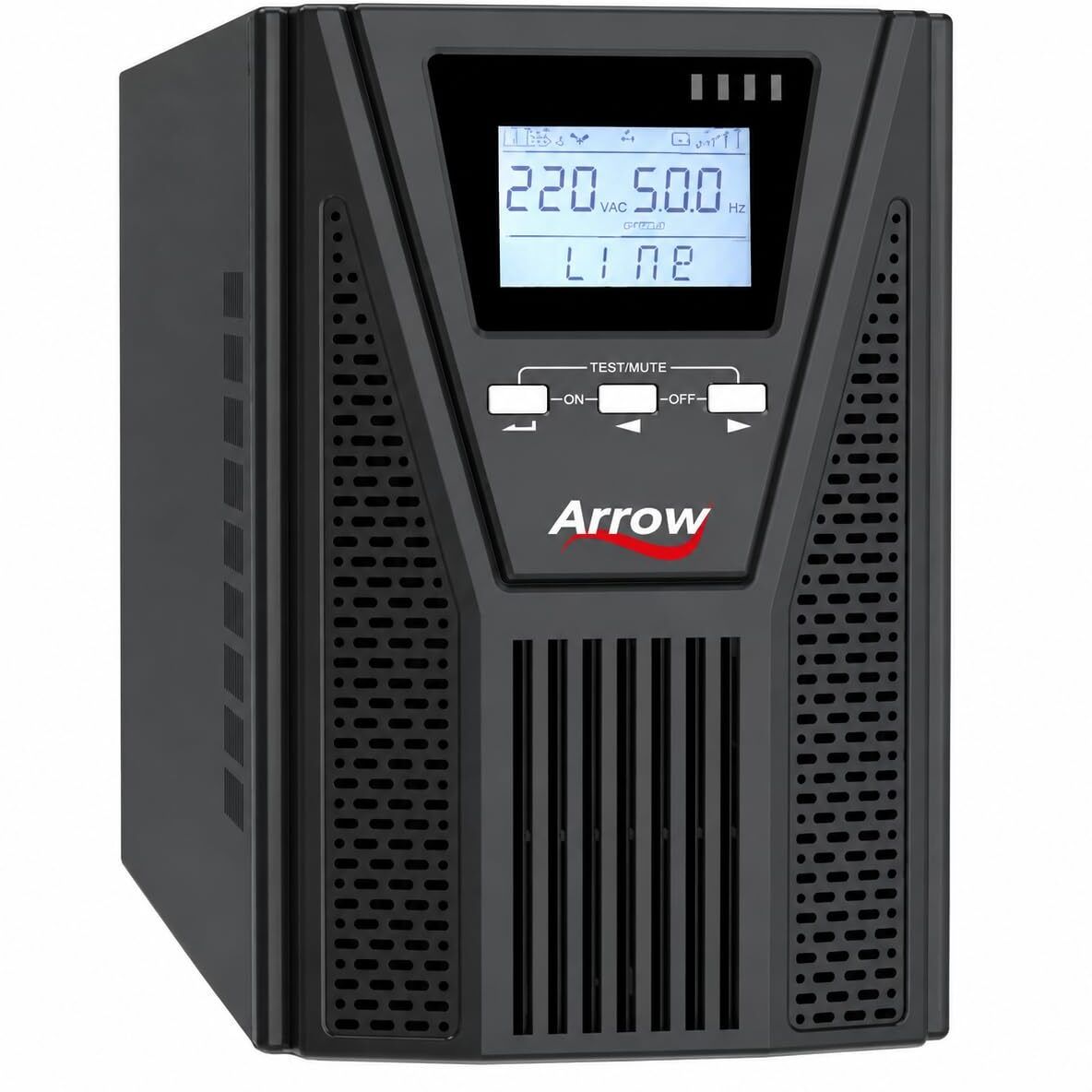 Arrowpowertech SS-UPS-ONLINE-OHLF_36VDC SS-UPS-ONLINE-OHLF_36VDC 230 V Delta Conversion Tower Model UPS with Overload Protection 3 Outlet Plugs-image-0