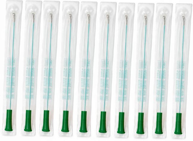 Nel Cath Sterile Nelaton Catheter, Disposable Urinary Catheter 14FG (10 Pcs) Urometer-image-37