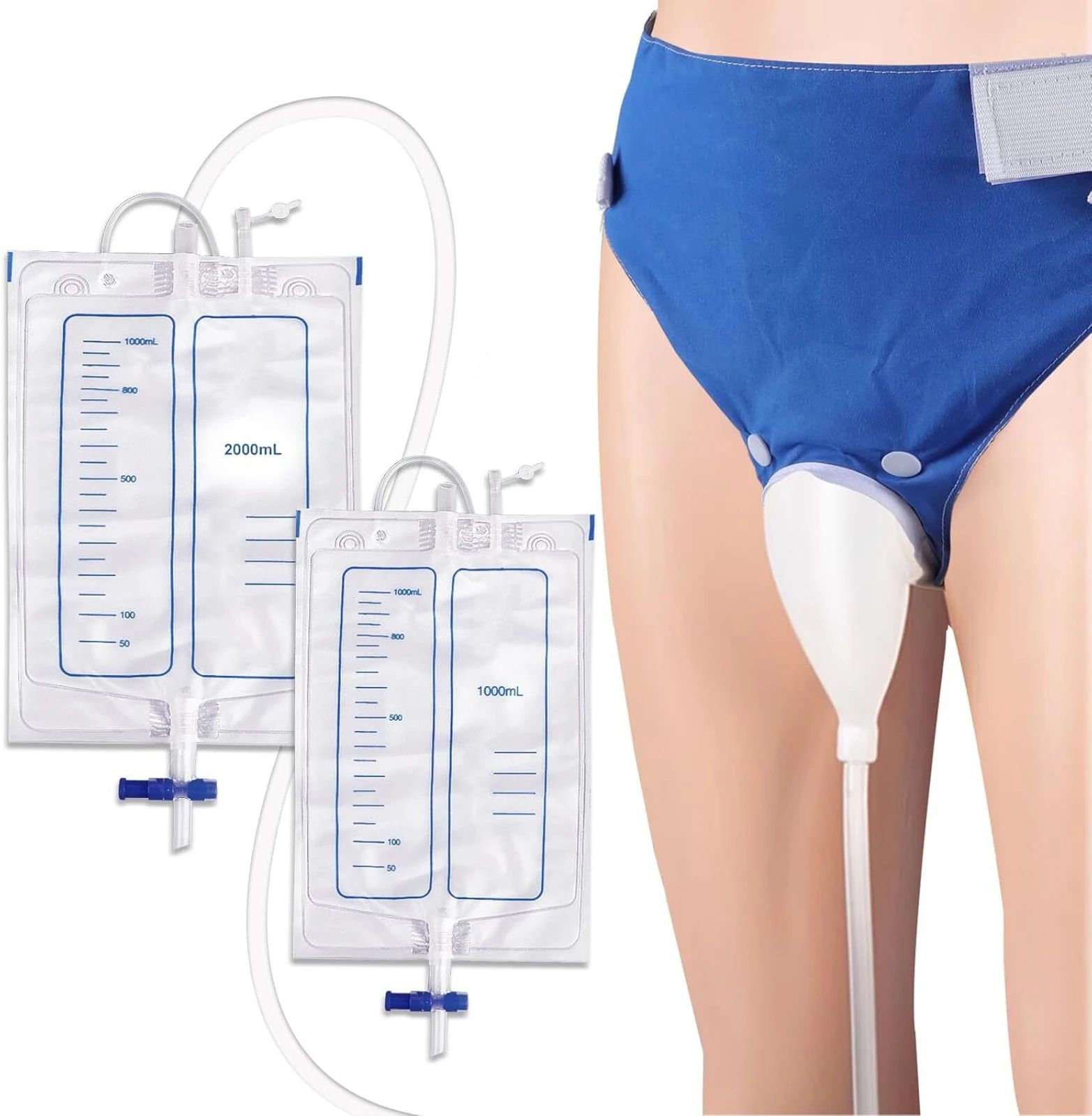 Portable Silicone Material with Urine Collection Bag, Skin-Friendly Urine Bag-image-26