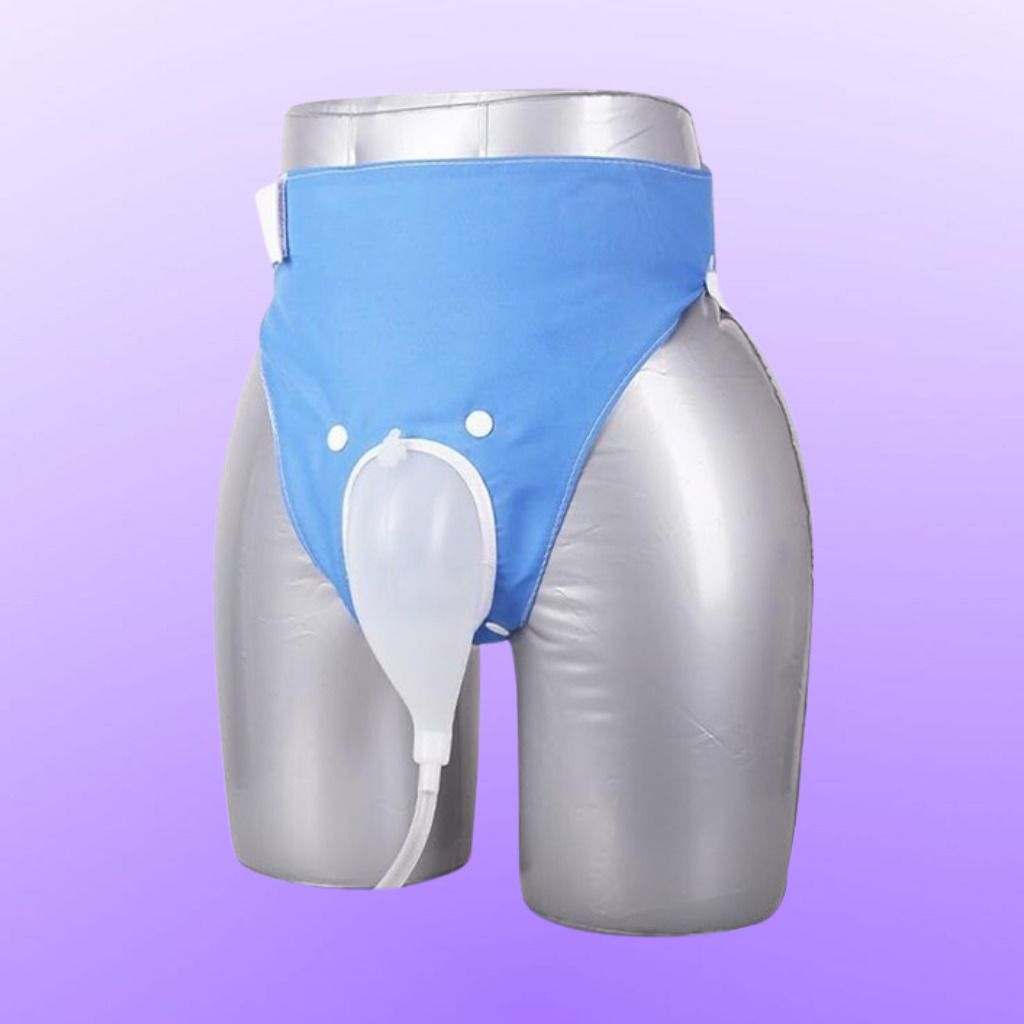 Daily Use Urine Leg Bag with Soft Fabric Mesh Straps Urine Bag-image-40