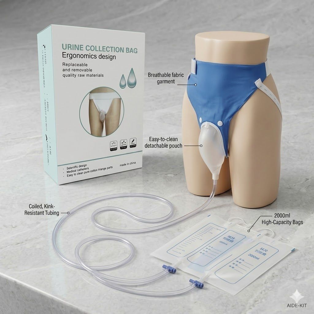 Reusable Male Urine Bag 2000 Ml + 1000 Ml Urine Bag-image-45