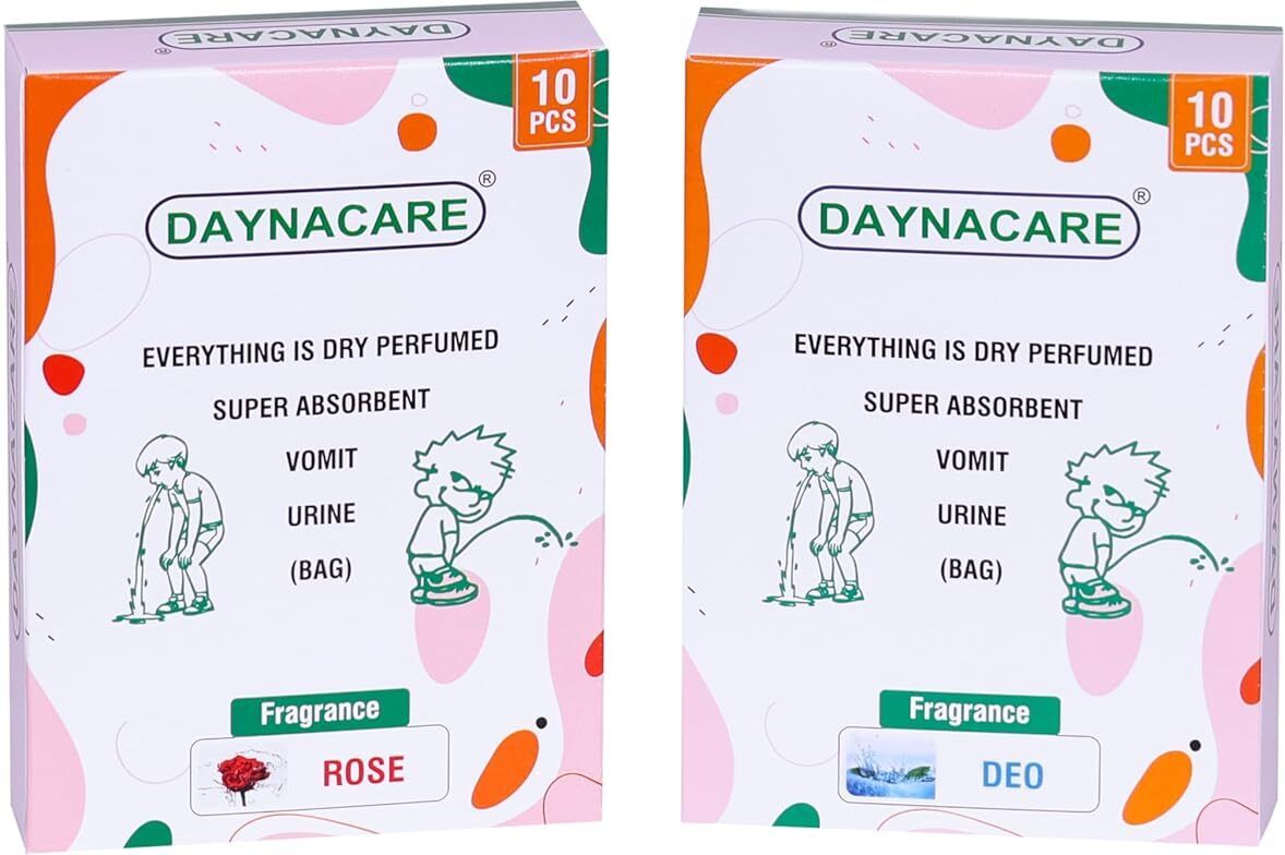 Rose & deo Travel Vomit Bag |Emesis Bag| Pack of 10 Bags Vomit Bag-image-22