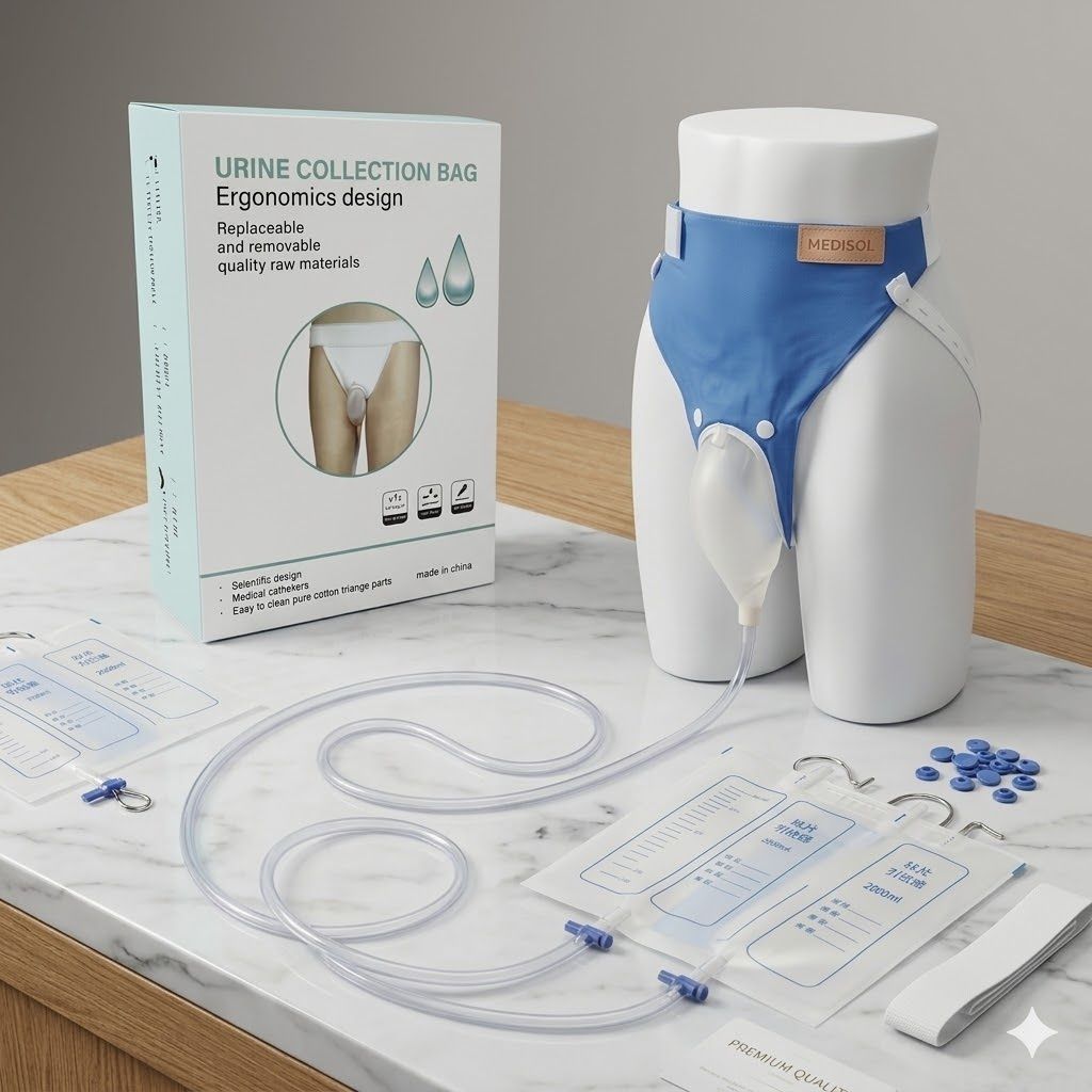 Reusable Male Urine Bag 2000 Ml + 1000 Ml Urine Bag-image-13