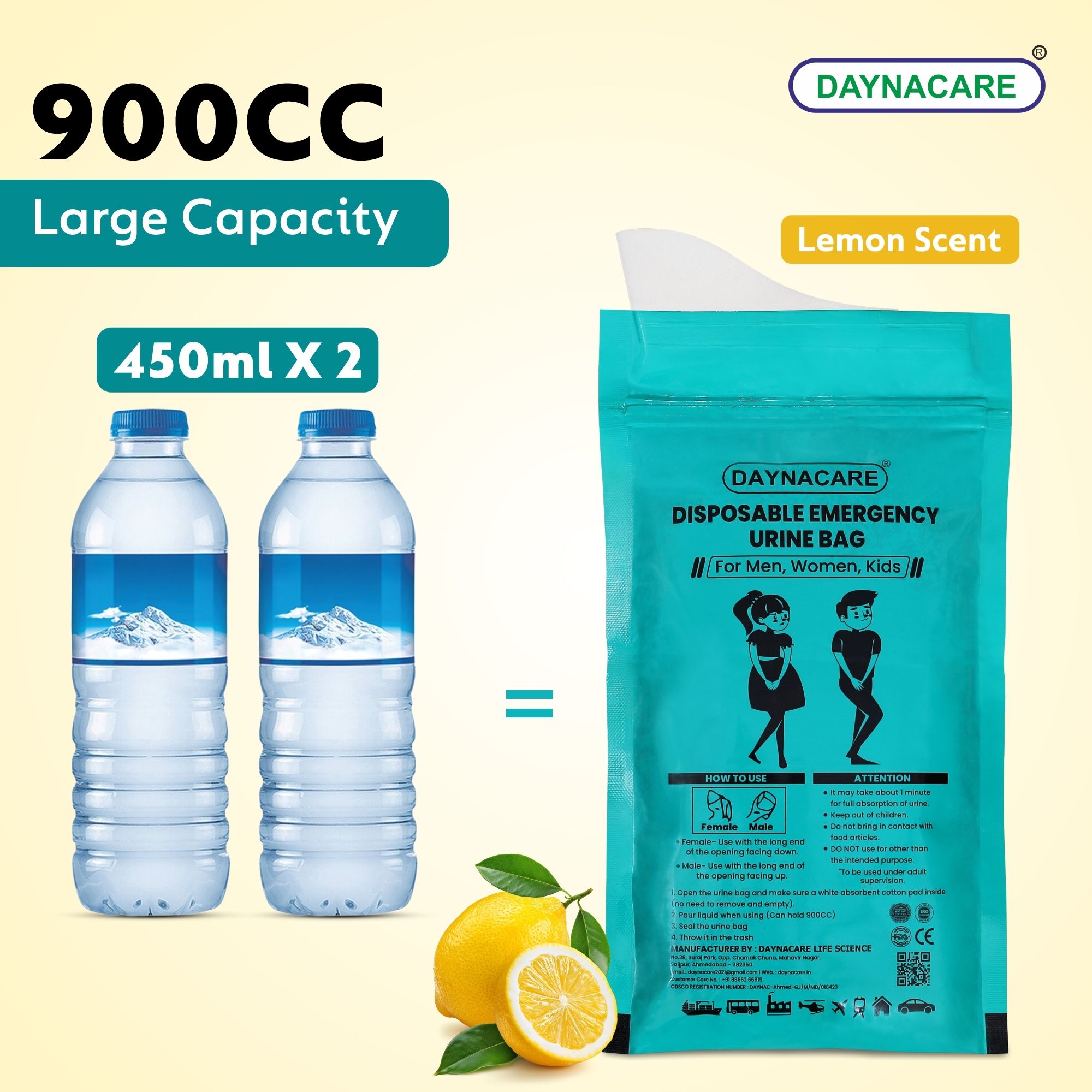 daynacare Vomit Spitting Urine Disposable Bags 10 Pcs Urine Bag-picture-29