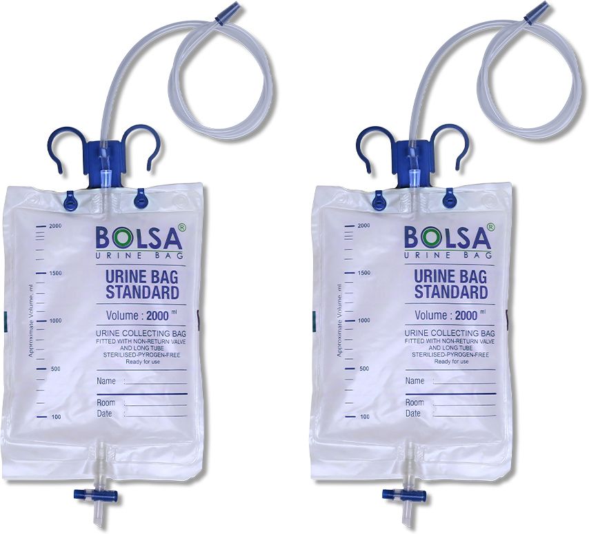 bolsa Premium Disposable Urine Collection Bag with T-Tap Drainage | Pack of 2 Urine Bag-picture-35