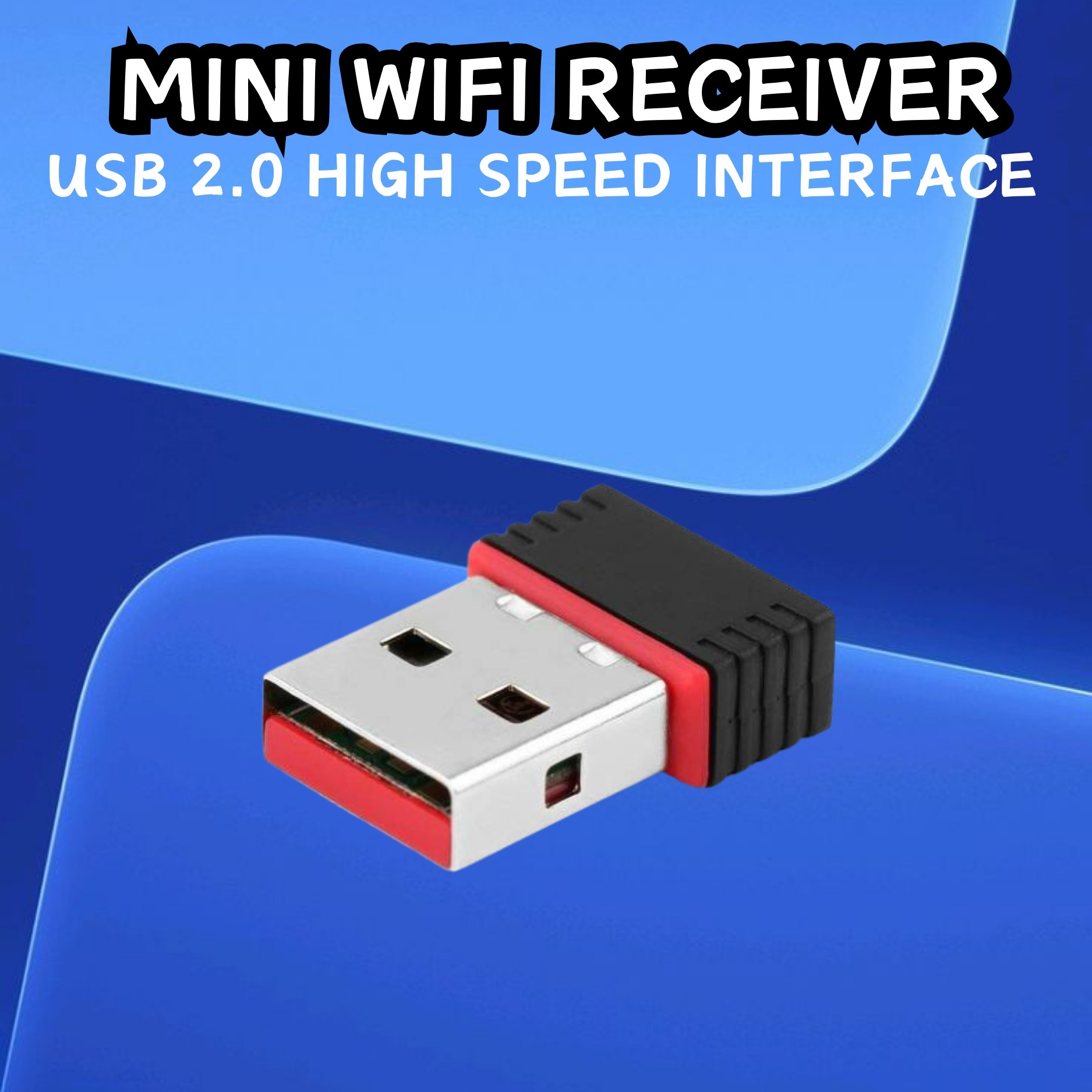 FRONY (Wi-Fi Receiver) with Multi-Device Connectivity For All Pc System and LaptopB254 USB Adapter image 1