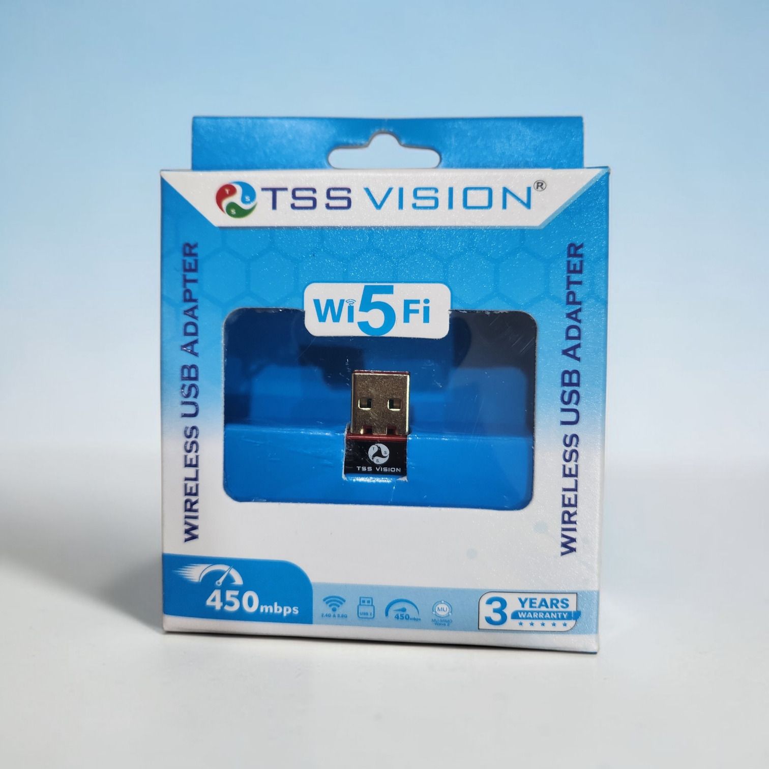 tss vision Tssvision 450 MBS USB Wi-Fi Adapter for PC Desktop Laptop USB Adapter-picture-10