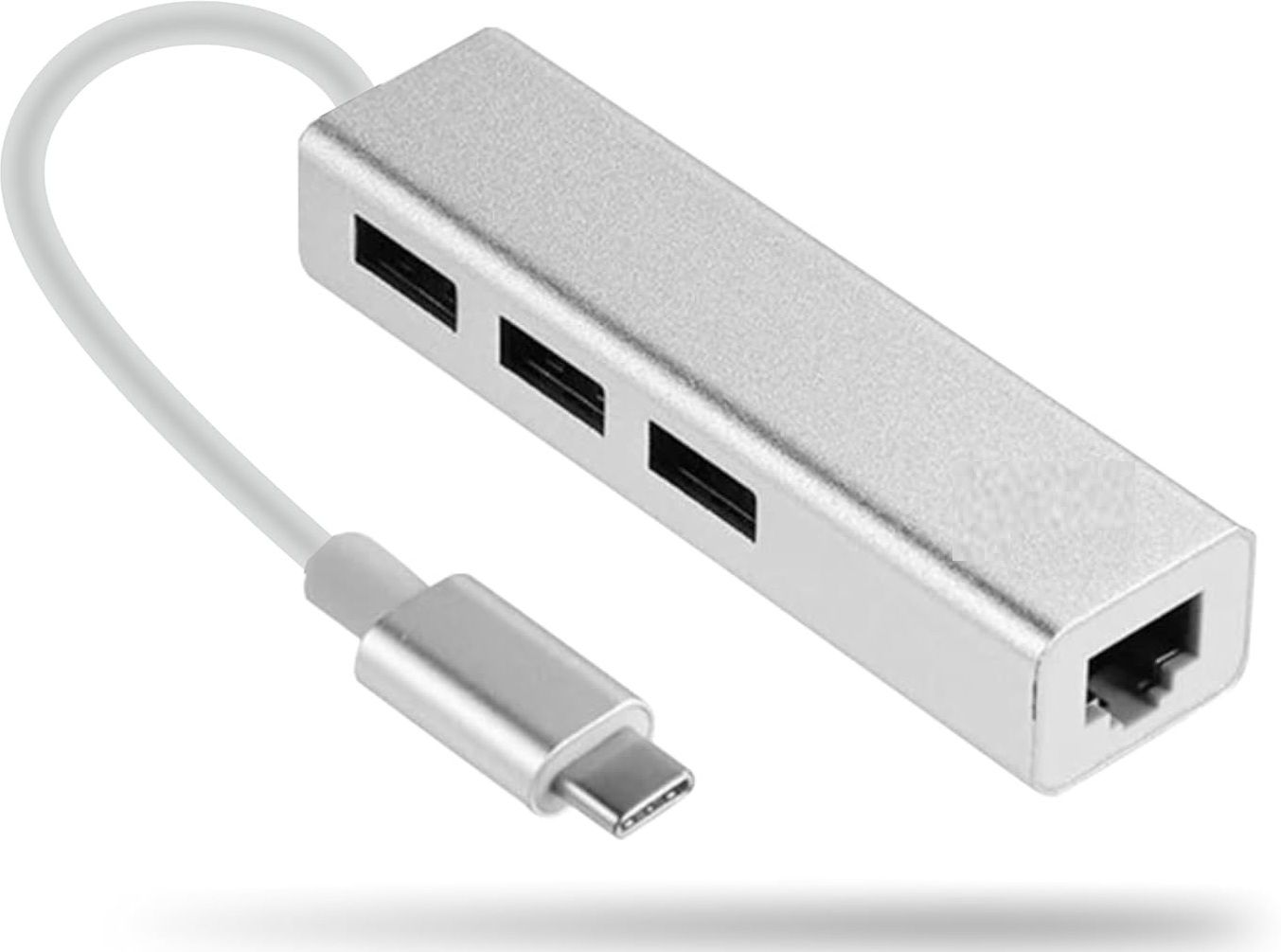 4 in 1 USB-C to Giga LAN with USB 3.0 Hub USB Adapter-image-44