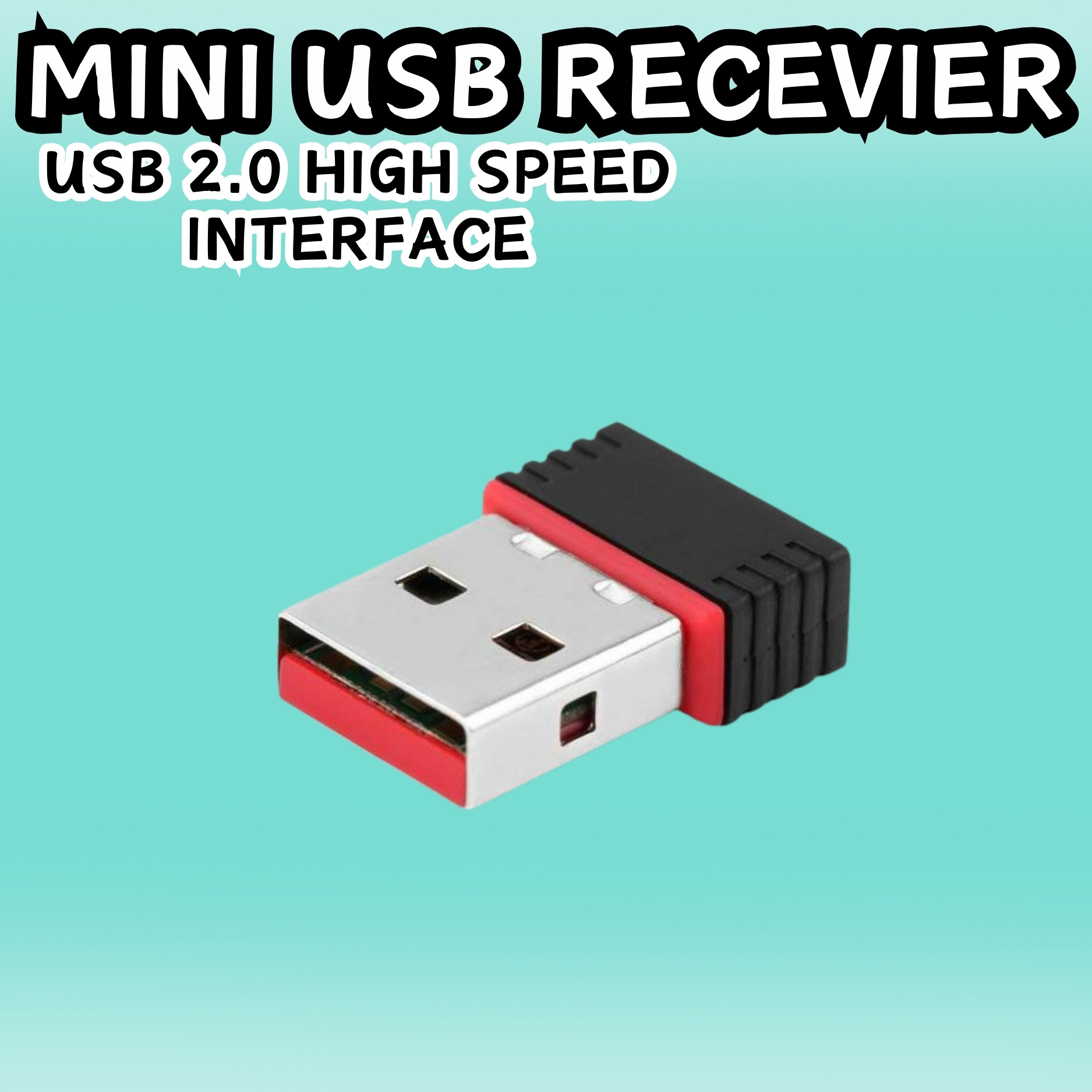 GUGGU (Wi-Fi Receiver) with Multi-Device Connectivity For All Pc System and LaptopG43 USB Adapter image 1