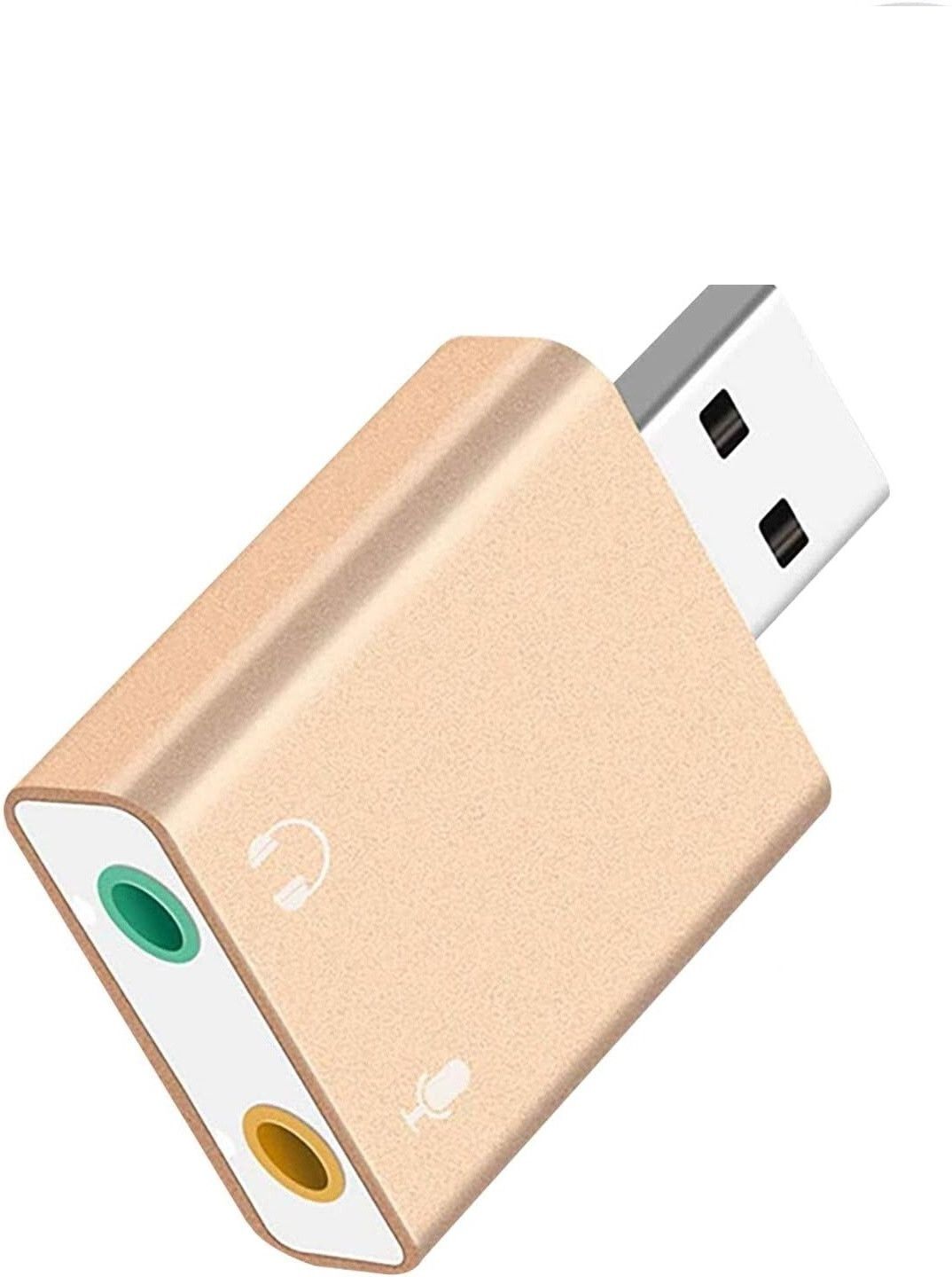Sancy USB External Sound Card Adapter, 3.5mm TRS Audio Interface for Headphones & Mic USB Adapter-image-14