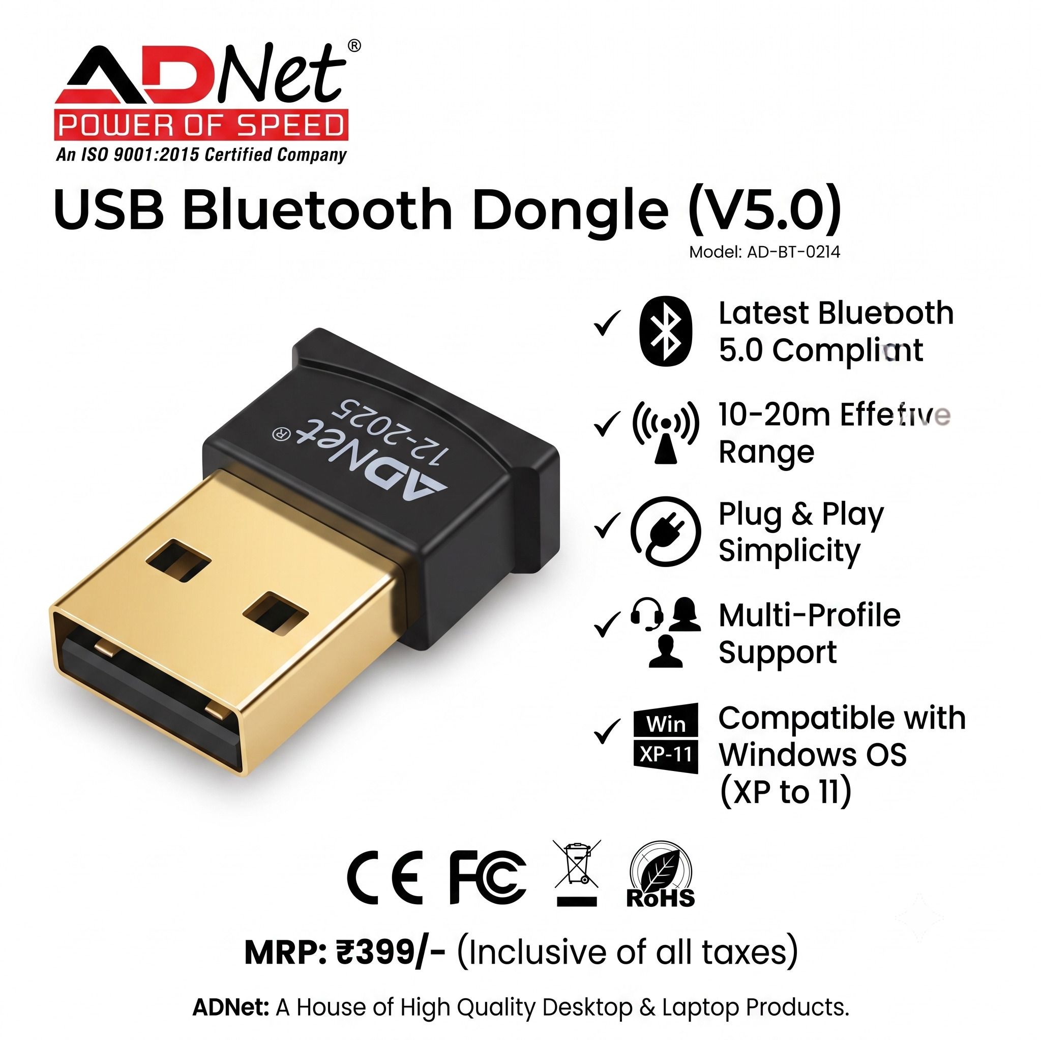ad net USB Bluetooth Dongle 5.0V USB Adapter-picture-48