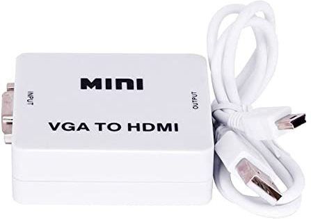 dilos Mini VGA to HDMI Converter Adapter, Compatible for Laptop, Desktop, Computer. USB Adapter-picture-12