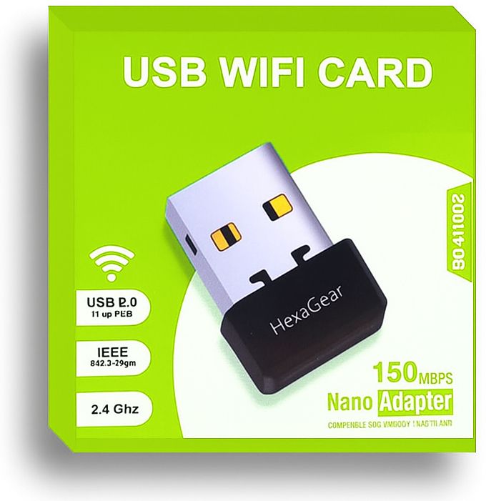 HexaGear Ultra-Fast Wireless WiFi Adapter for Laptop Computer PC with 2.4GHz USB Adapter-image-34