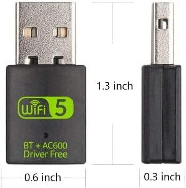 OG X NEXA WITH DEVICE USB Bluetooth WiFi Adapter 2 in One WiFi and BT USB Adapter image 1