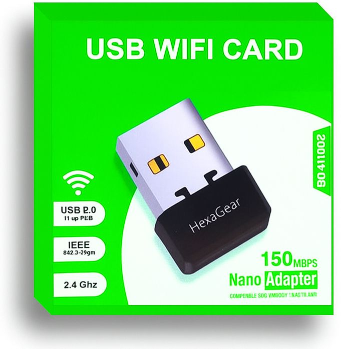 HexaGear Dual Channel WiFi Adapter for Laptop Computer and PC with USB Connection USB Adapter-picture-27