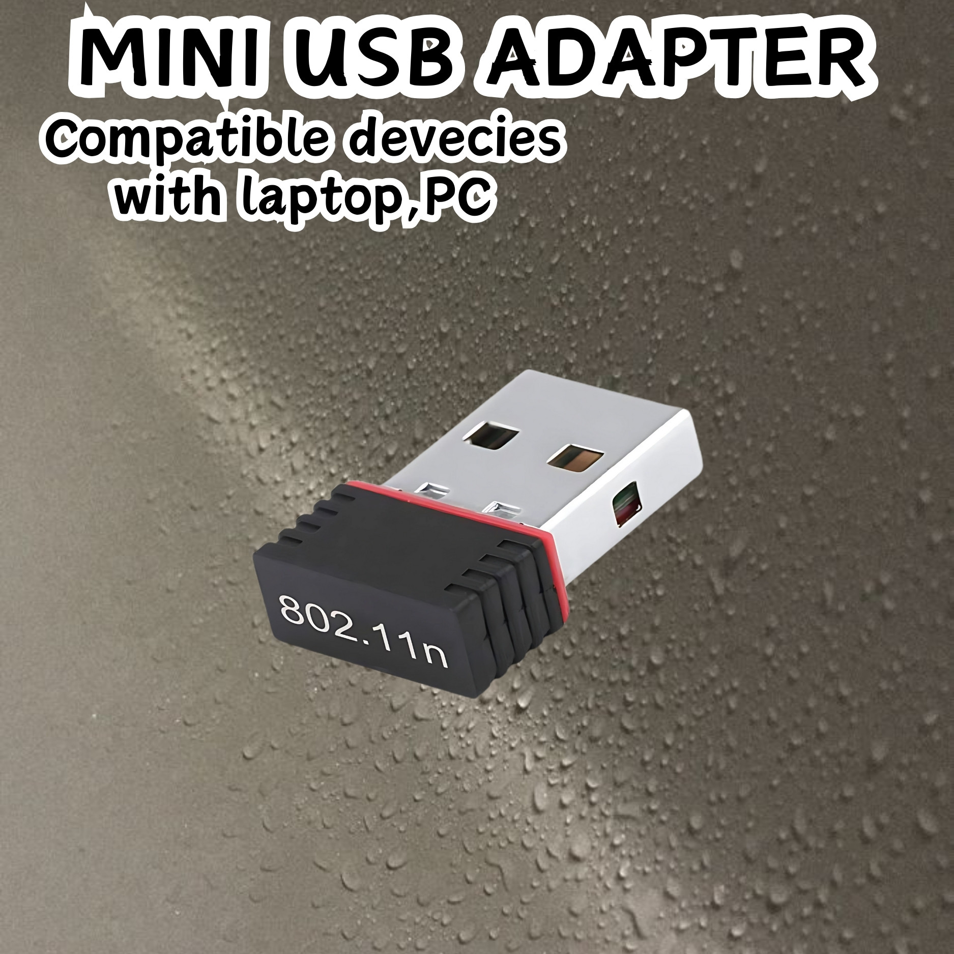 FRONY (Wi-Fi Receiver) with Multi-Device Connectivity For All Pc System and LaptopC480 USB Adapter image 1
