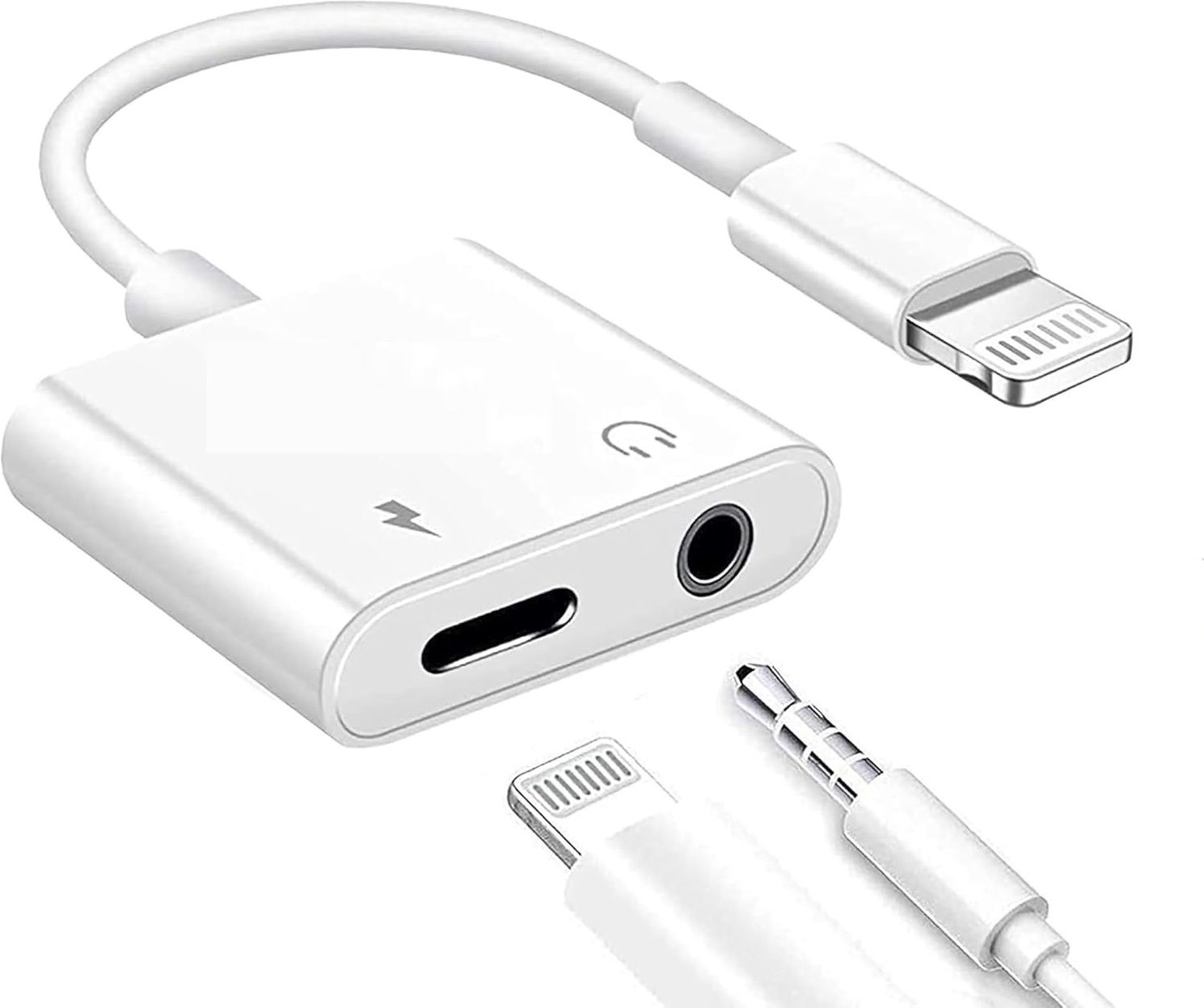 2-in-1 8 Pin to 3.5mm Audio USB Adapter-image-11