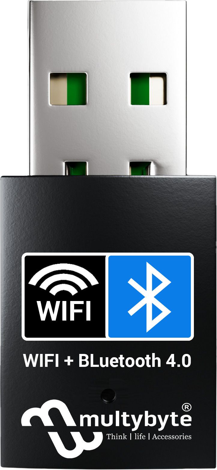 Multybyte USB Adapter 4.0-High-Speed 150Mbps for PC-Plug&Play,Dual Functionality (WiFi+BT) USB Adapter-picture-15