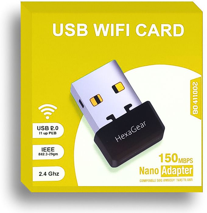 HexaGear Plug and Play WiFi Adapter for Laptop Computer and Desktop PC USB Adapter-picture-33