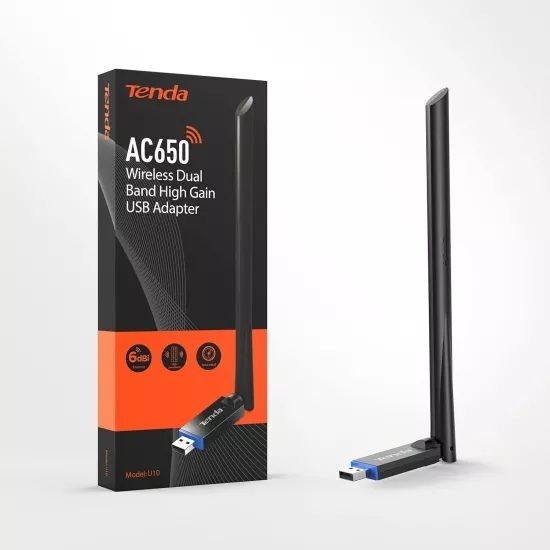 TENDA U10 AC650Mbps Dual-Band Wireless Dongle, 6dBi Internal Antenna, Soft AP Mode, USB Adapter-picture-16