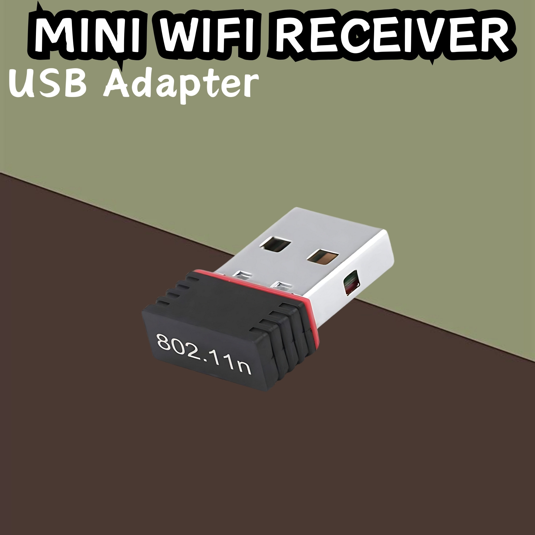 FRONY (Wi-Fi Receiver) with Multi-Device Connectivity For All Pc System and LaptopB431 USB Adapter image 1