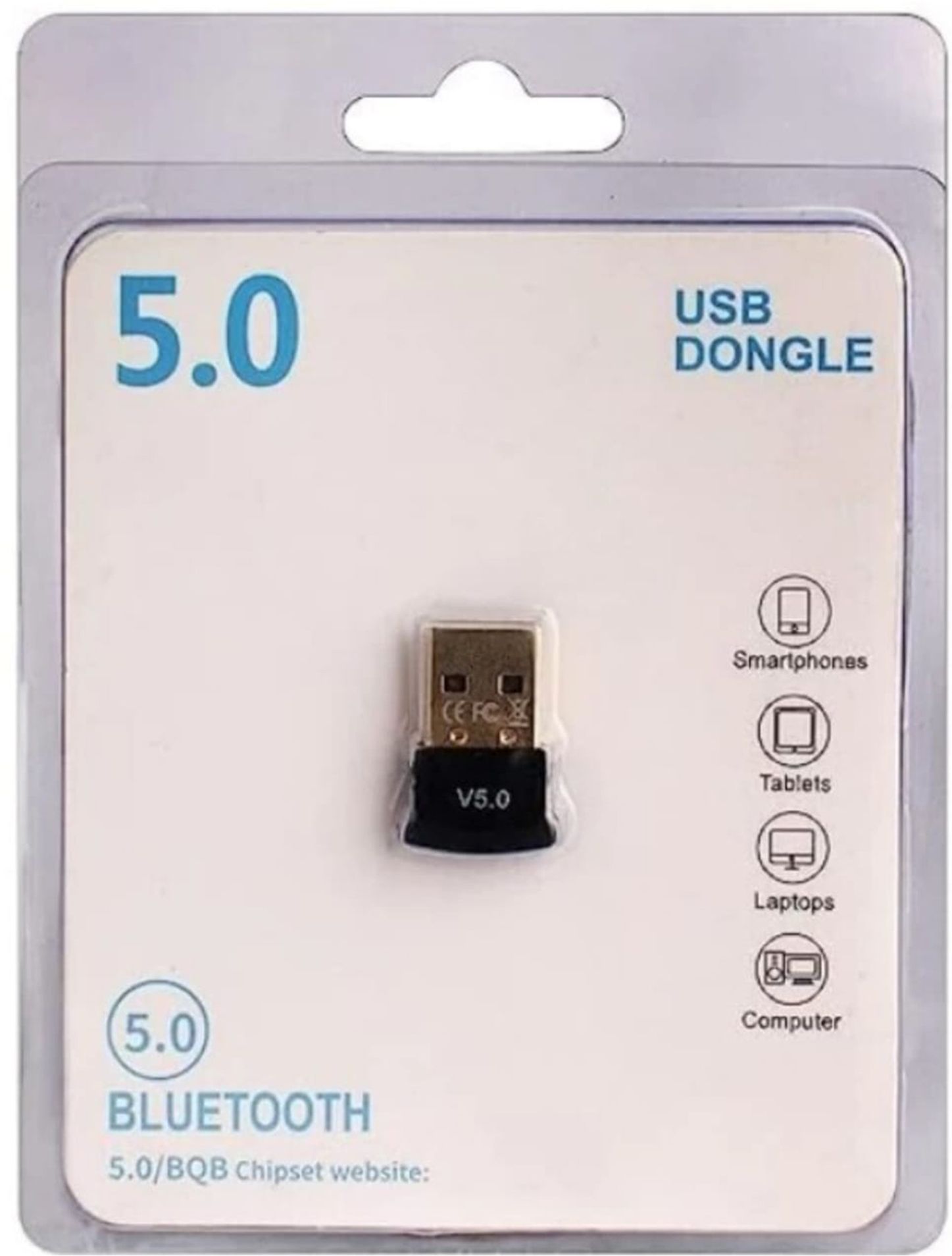 Blemishfree USB Bluetooth Adapter for PC, 5.0 Bluetooth Dongle Receiver USB Adapter USB Adapter