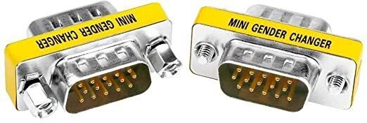 Etzin VGA Male(15 Pin) to Male(15Pin) Mini Gender Changer Convertor Adapter-VGA M to M USB Adapter-picture-12