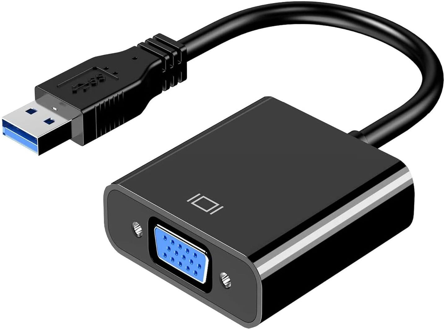 VOOCME Usb To Vga Adapter,Usb 3.0/2.0 To Vga Adapter Multi-Display Video Converter USB Adapter image 1