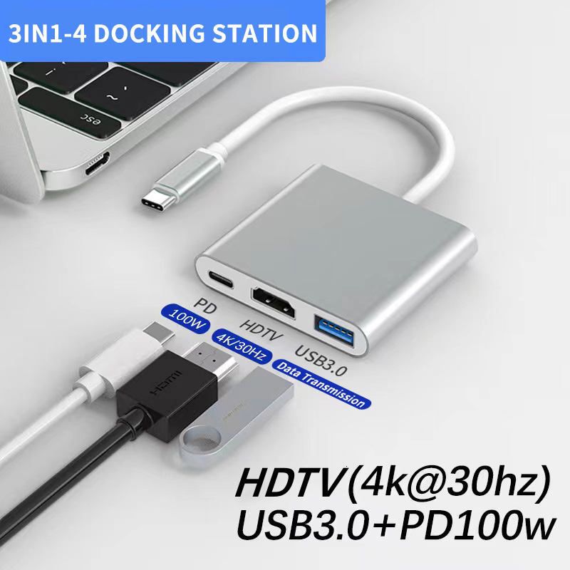 Foxne Point USB Type C to for Adapter 1080P/4K HDMI Converter Card Reader-picture-11