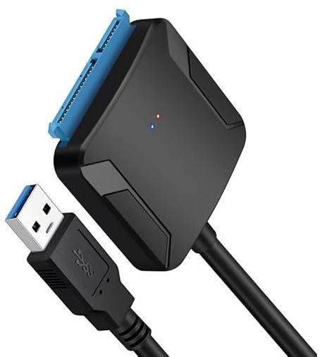 RuhZa SATA to USB 3.0 Cable SATA SSD/HDD: SATA to USB 3.0 Adapter can easily connect a 2.5" SSD/HDD and 3.5" USB Cable-picture-42
