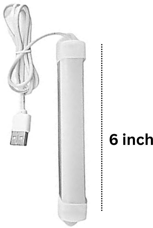 MOBIXONE 6 Inch USB LED Tube Light | Portable Mini USB Lamp | Plug & Play Light USB tube light Laptop Accessory-image-43