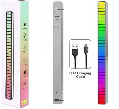 BSVR Led RGB Bar Light 32 Bit RGB Music Sound Control For Cars Led Light 142 Smart Sensor Light image 1