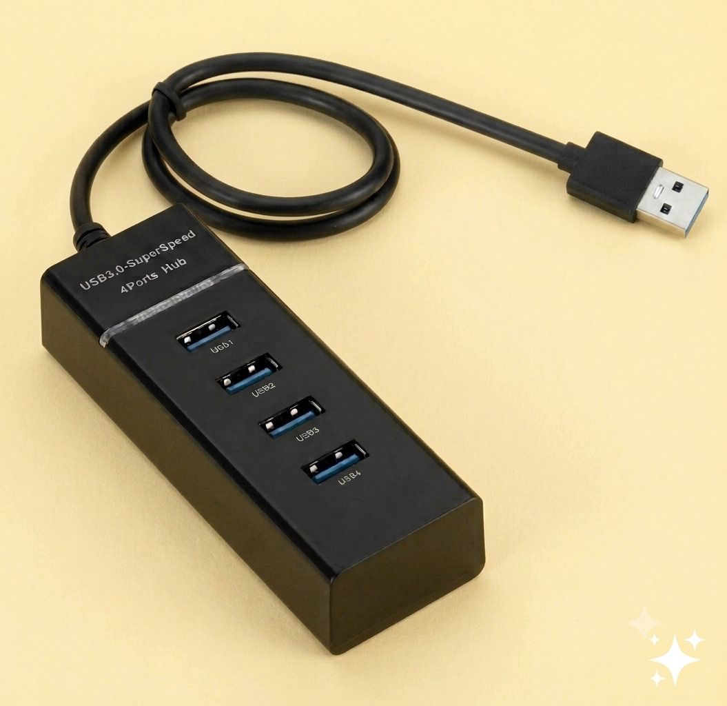 Aurix USB 3.0 SuperSpeed 4-Port Hub USB-HUB-4P-BLK-0015 USB Hub-picture-44