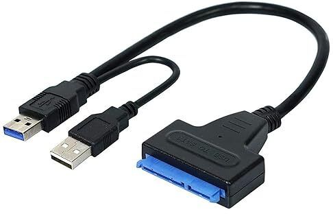 RuhZa USB 3.0 to SATA III Hard Drive Adapter Cable SATA to USB Adapter USB 3.0 to SATA III Hard Drive Adapter Cable, SATA to USB Adapter USB Cable-image-1
