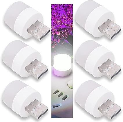 K U PRIME MART Mini USB LED Night Light Portable Reading Lamp for Car Laptop Camping White Mini USB LED Night Light Portable Reading Lamp for Car Laptop Camping White Led Light-image-35