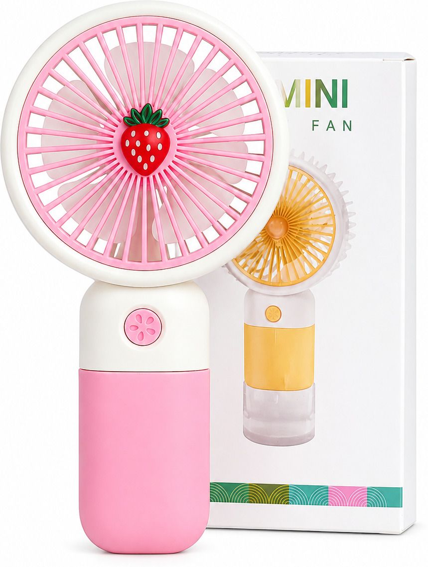 crestcart USB Rechargeable Mini Fan | 3 Speed Portable Table Fan | Foldable Cooling Fan CC-MF01 Rechargeable Fan-image-23