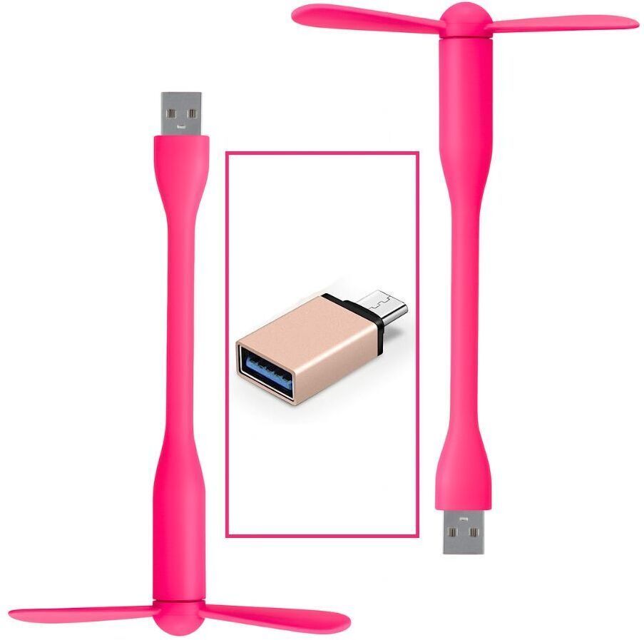 RAJ BROTHERS Portable USB Mini Fan (Pack of 2) with Type C OTG Adapter for Laptop & Mobile Portable USB Mini Fan (Pack of 2) with Type C OTG Adapter for Laptop & Mobile USB Fan-image-15
