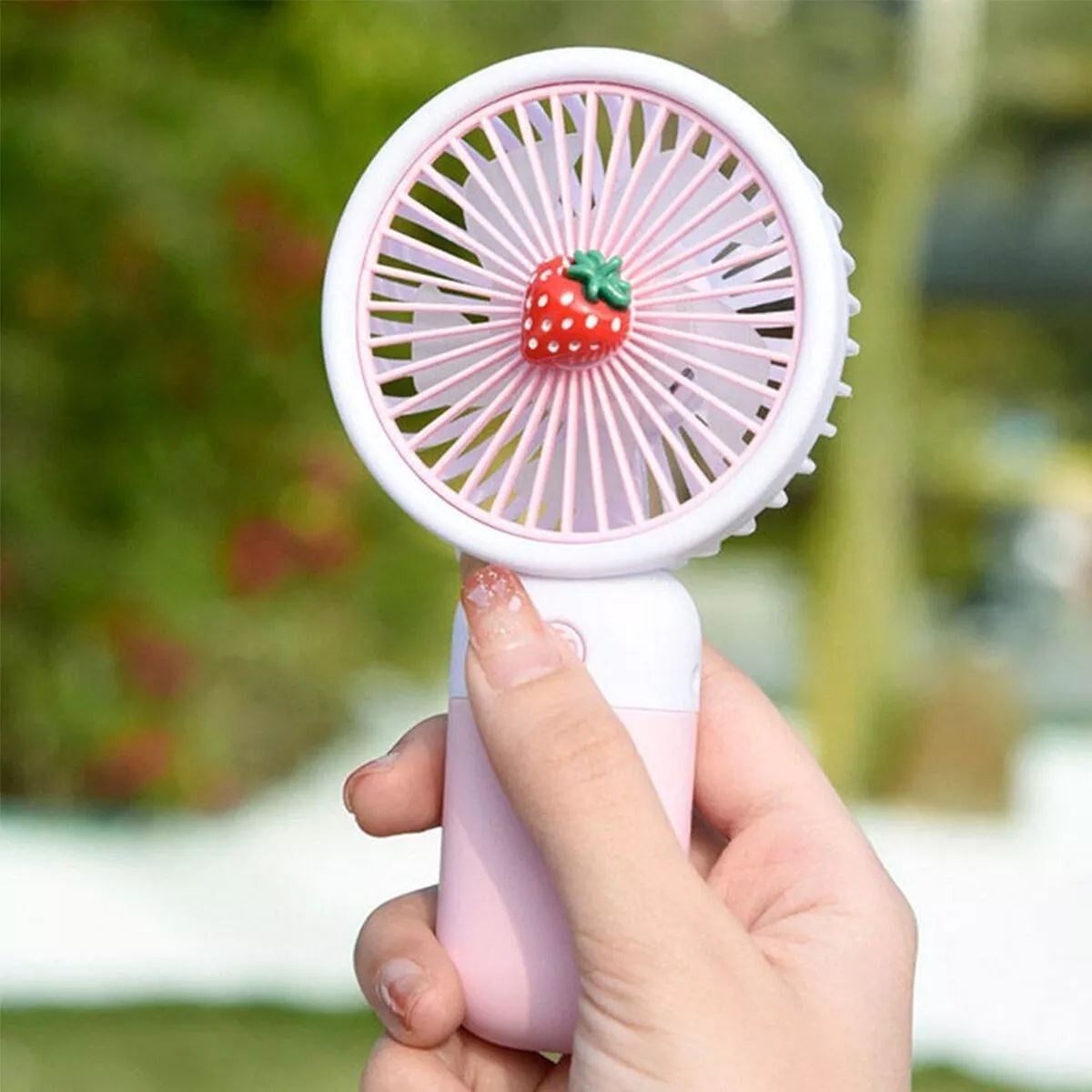 haimikala enterprise Mini Portable Fan, Powerful Hand Fan with high Speed Personal Small Desk Fan Hand Fan With Mobile Stand USB Fan-image-44