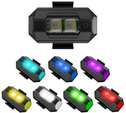 BSVR LED Light 7 Colors + Flashing Modes for Drone Helmets Bike Aircraft Light 446 Smart Bulb-image-0