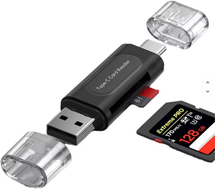 THE MOBILE POINT 2-IN-1 USB C,Micro USB Compatible for SD, Micro SD,SDHC Memory Card, ATUD-0016 Type-C Card Reader-image-25