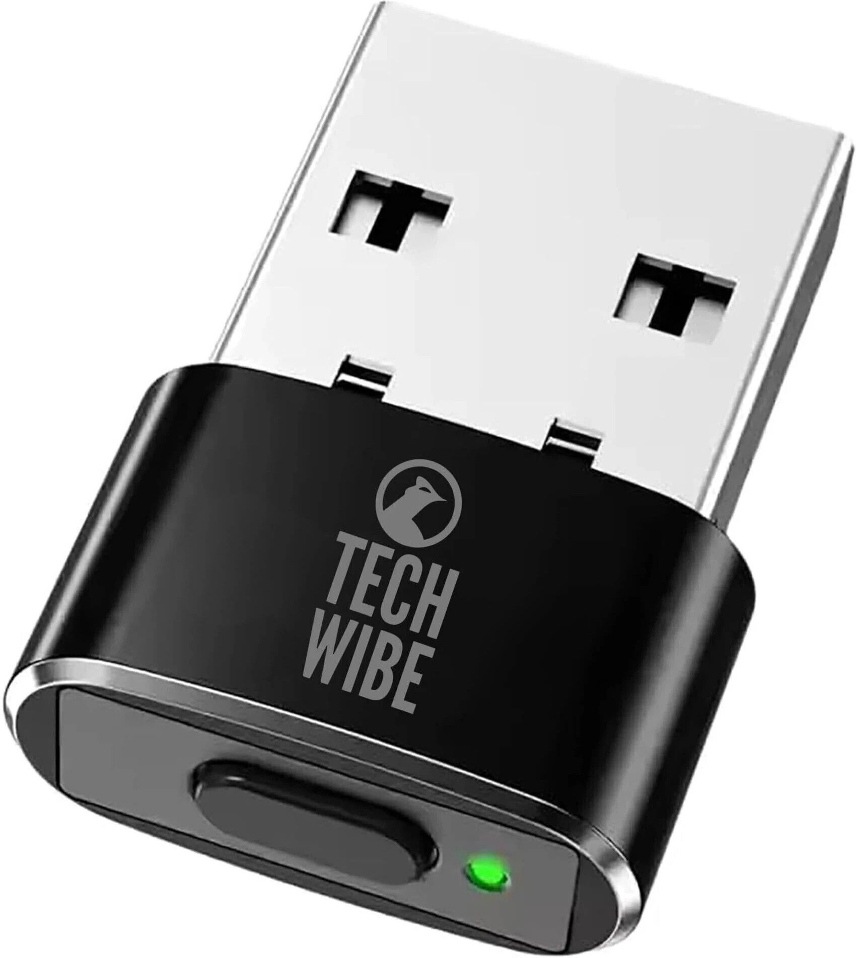 TECHWIBE Autoclicker Mouse Jiggler & Auto Clicker 2-in-1 Undetectable USB Device USB Mouse
