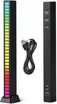 BSVR Led RGB Bar Light 32 Bit RGB Music Sound Control For Cars Led Light 222 Smart Sensor Light image 1