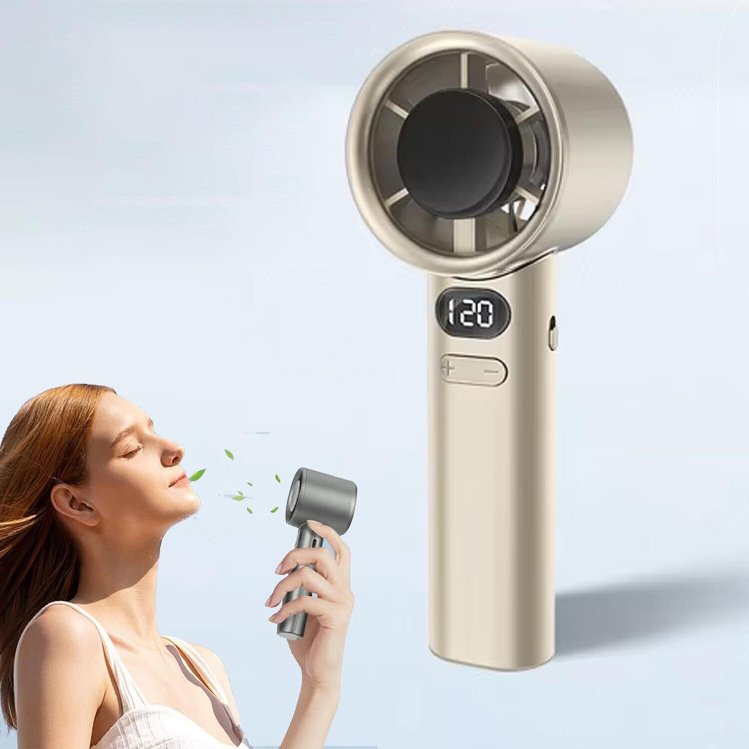 ETN Portable Digital Handheld Cooling Fan for camping ,Handheld fan M-11 USB Fan-image-30