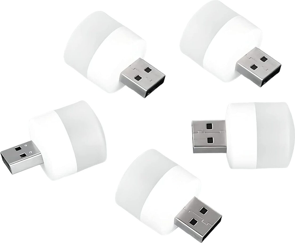 BZILO USB Mini Led Bulb Pack of 5 New USB MINI BULB LIGHT WITH CONNECT ALL MOBILE WALL CHARGER(PACK OF 5) Laptop Accessory-picture-18